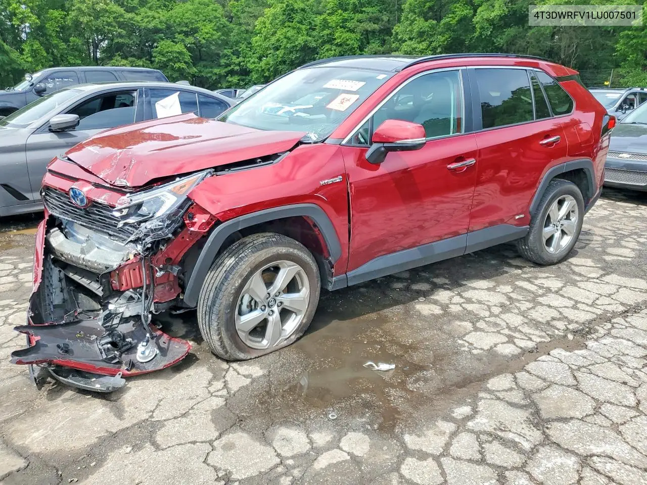 TOYOTA RAV 4 2020, VIN 4T3DWRFV1LU007501