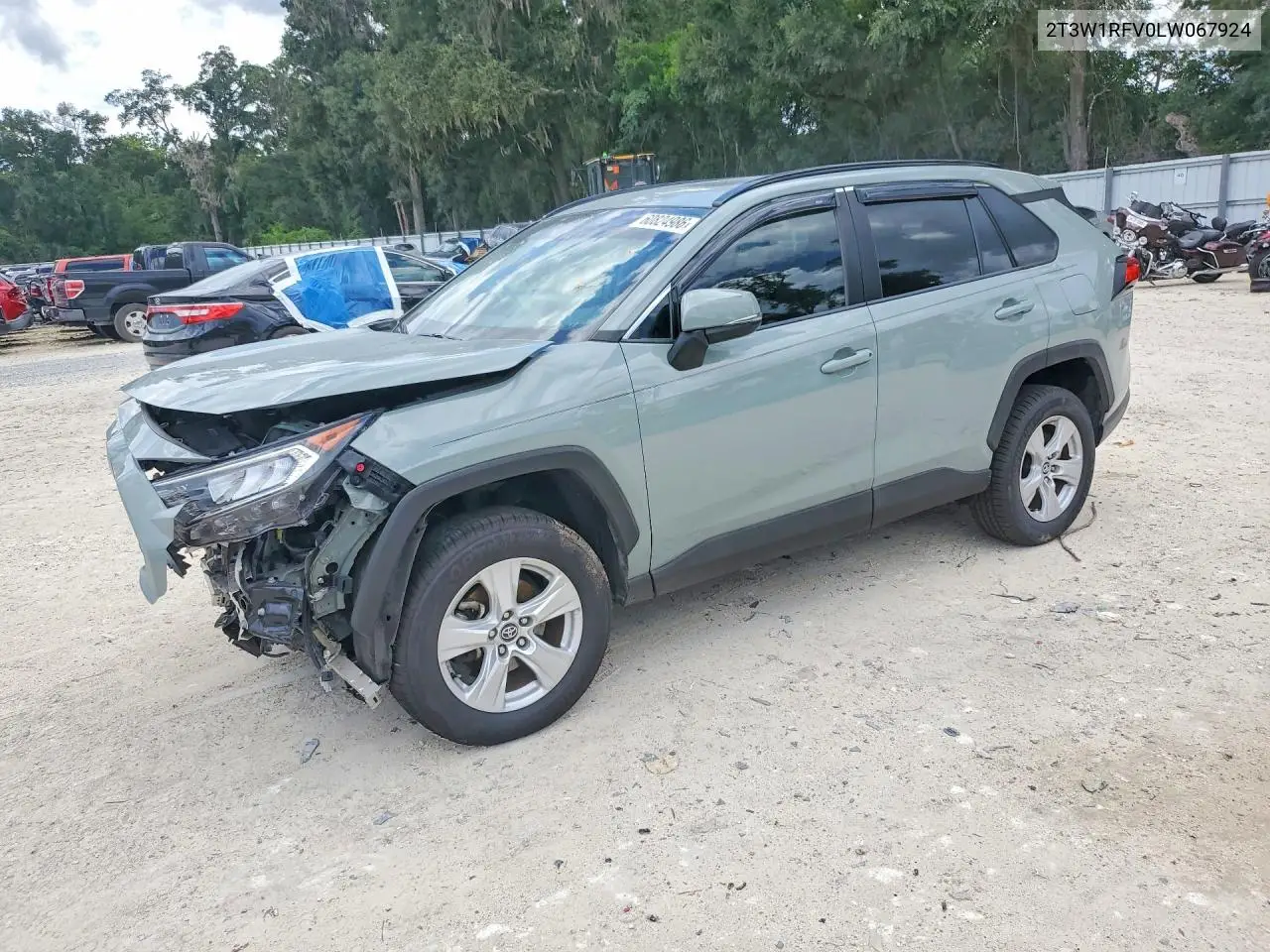 TOYOTA RAV 4 2020, VIN 2T3W1RFV0LW067924