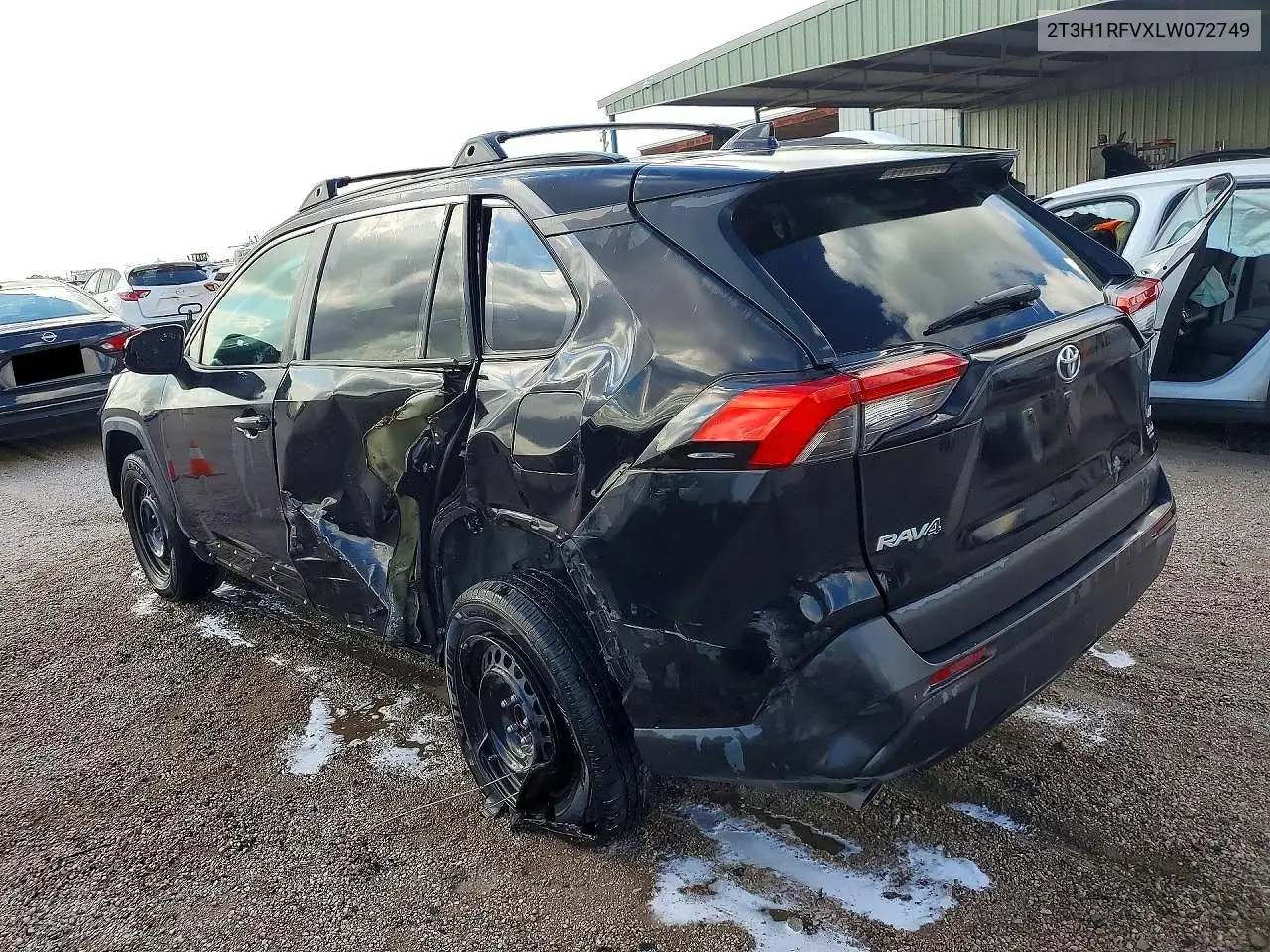 2020 TOYOTA RAV 4 VIN 2T3H1RFVXLW072749 — фото 2