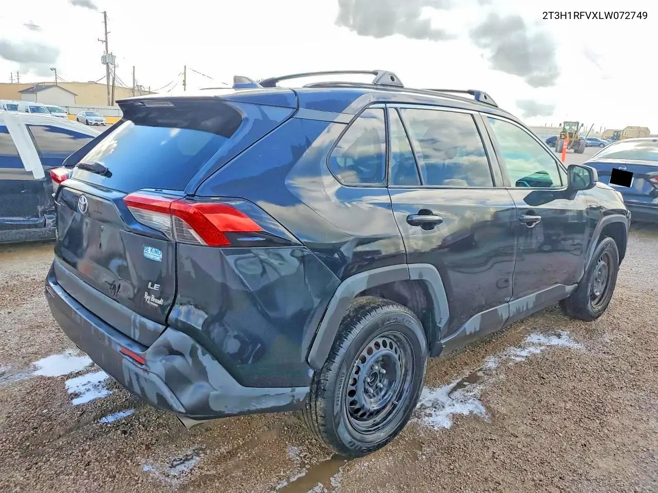2020 TOYOTA RAV 4 VIN 2T3H1RFVXLW072749 — фото 3