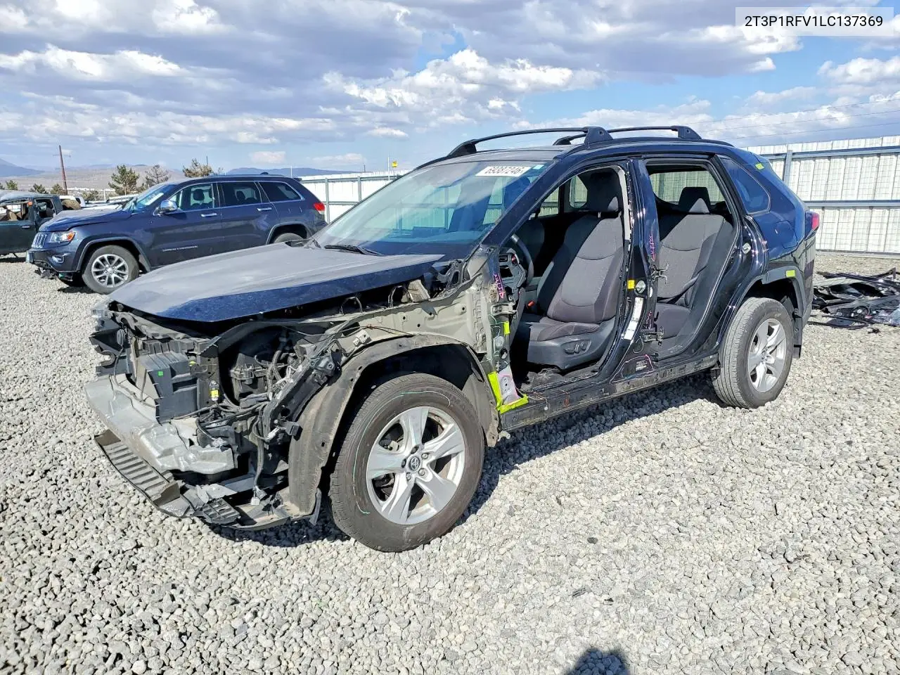 TOYOTA RAV 4 2020, VIN 2T3P1RFV1LC137369