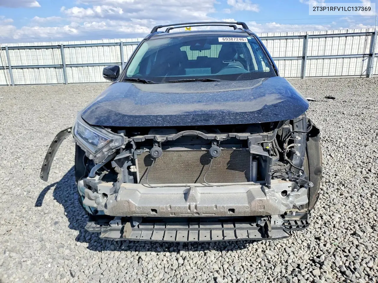 2020 TOYOTA RAV 4 VIN 2T3P1RFV1LC137369 — фото 5