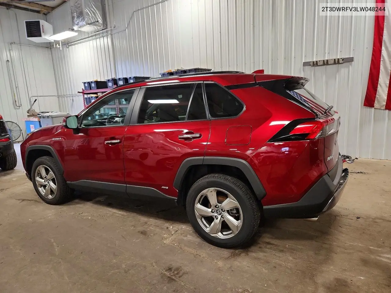 2020 TOYOTA RAV 4 VIN 2T3DWRFV3LW048244 — фото 2