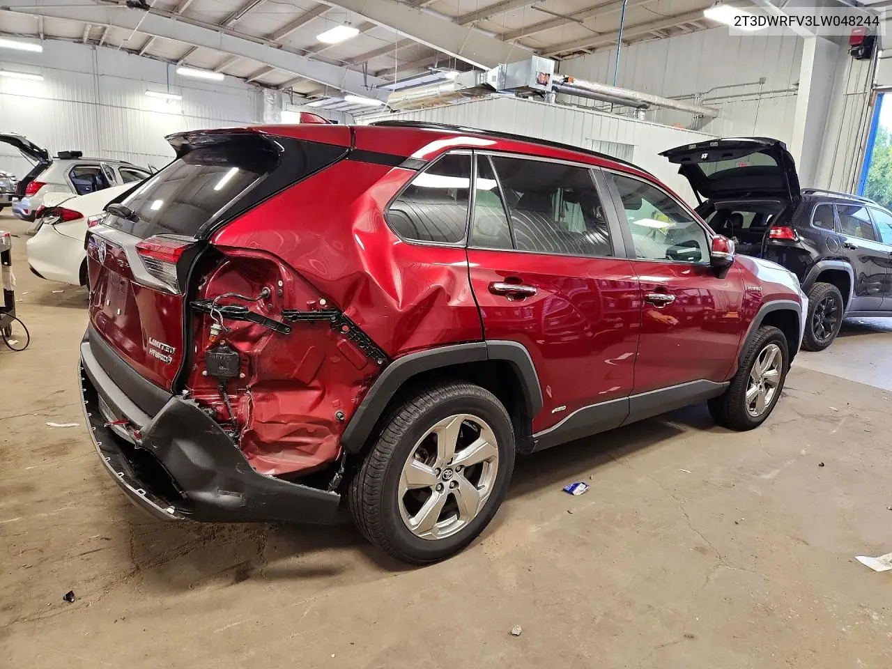2020 TOYOTA RAV 4 VIN 2T3DWRFV3LW048244 — фото 3