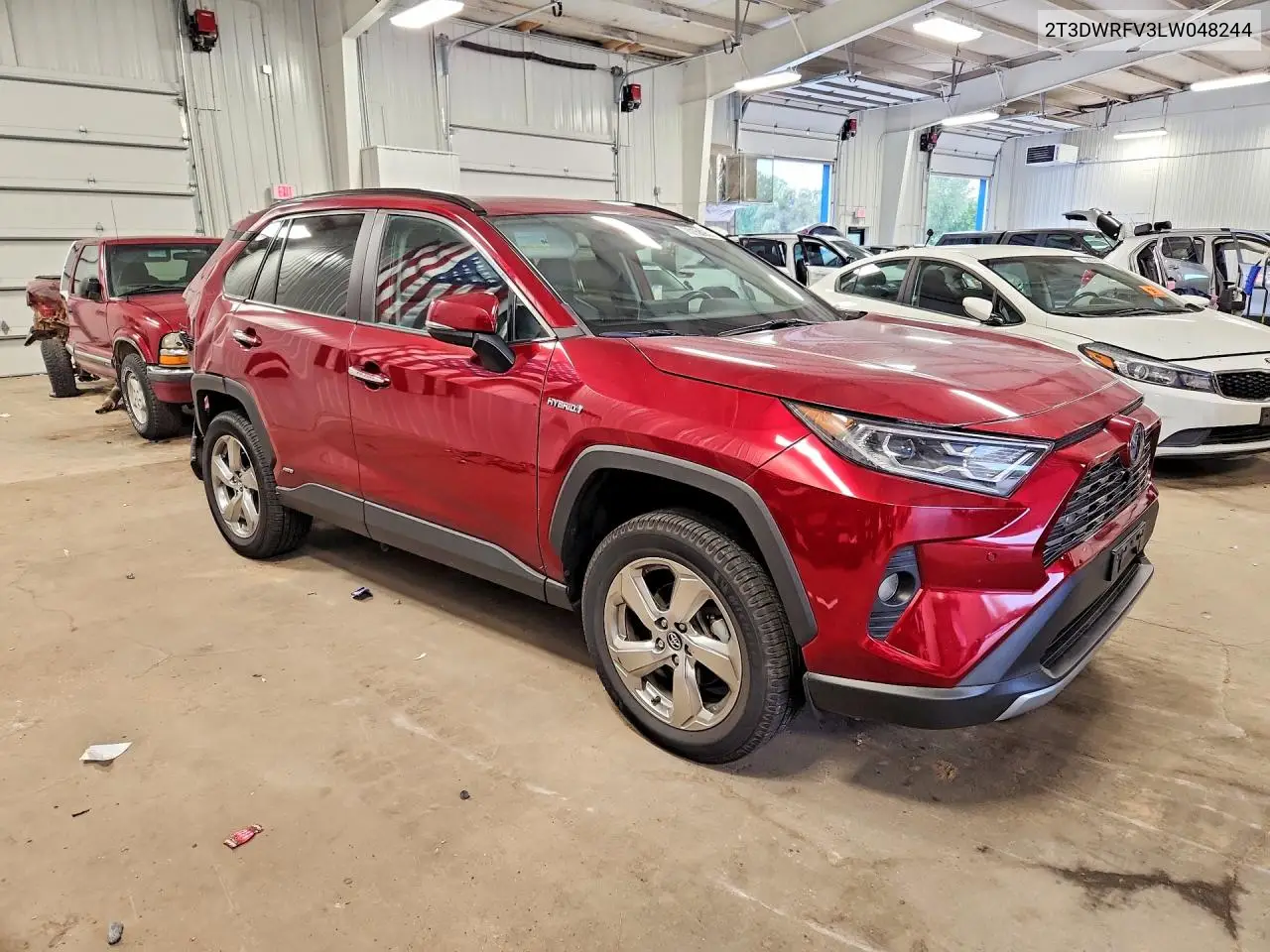 2020 TOYOTA RAV 4 VIN 2T3DWRFV3LW048244 — фото 4