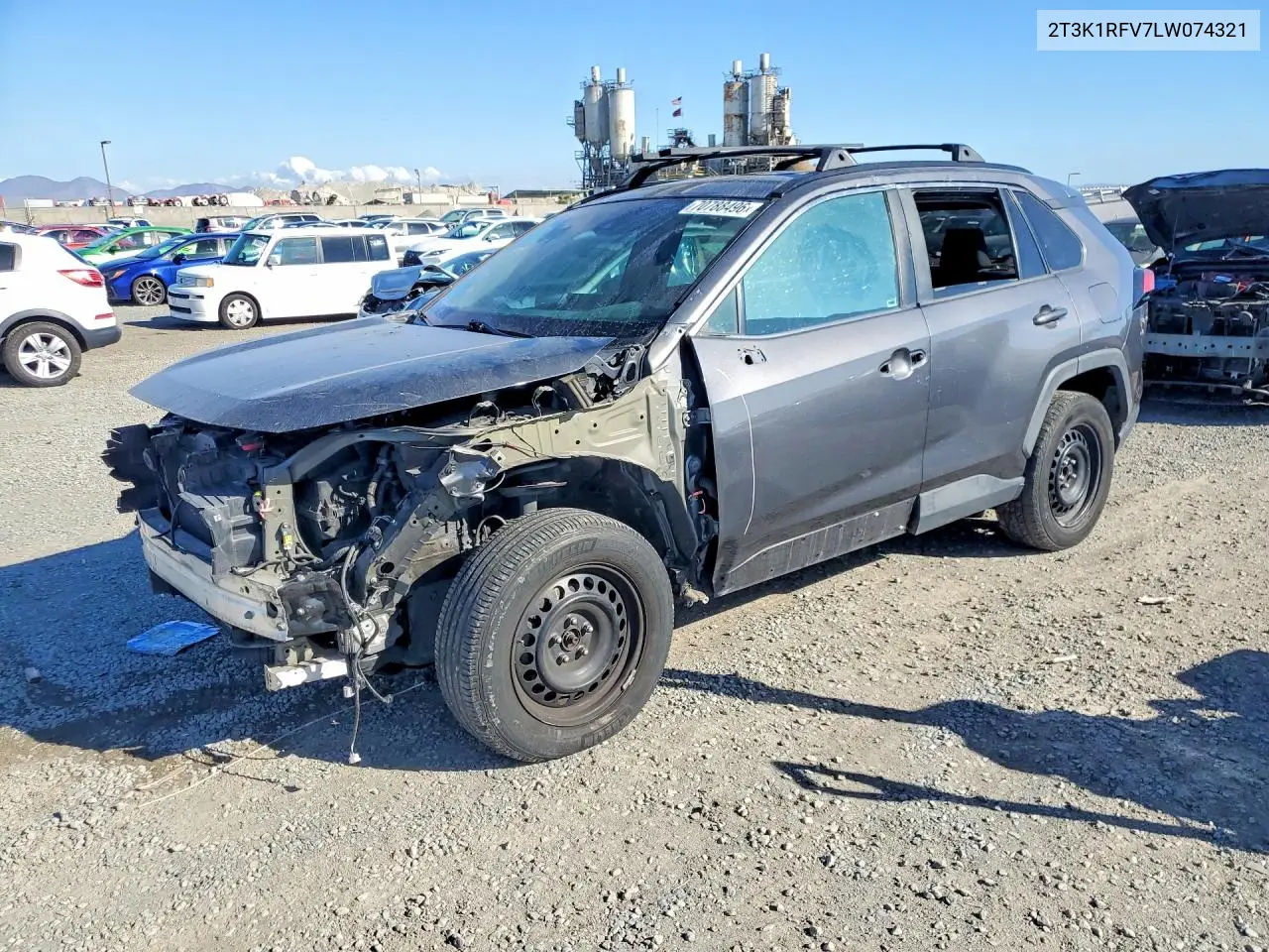 TOYOTA RAV 4 2020, VIN 2T3K1RFV7LW074321