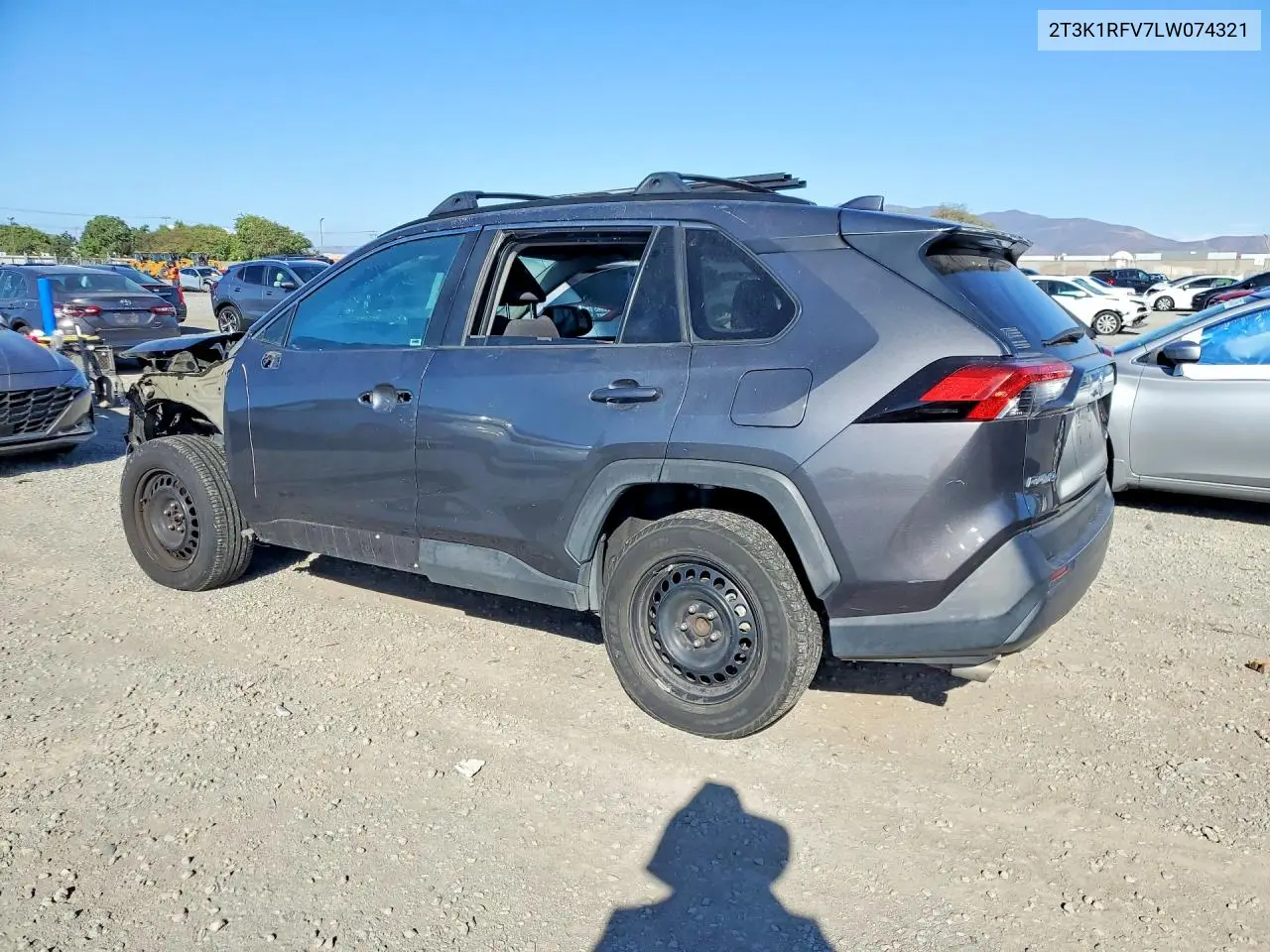 2020 TOYOTA RAV 4 VIN 2T3K1RFV7LW074321 — фото 2