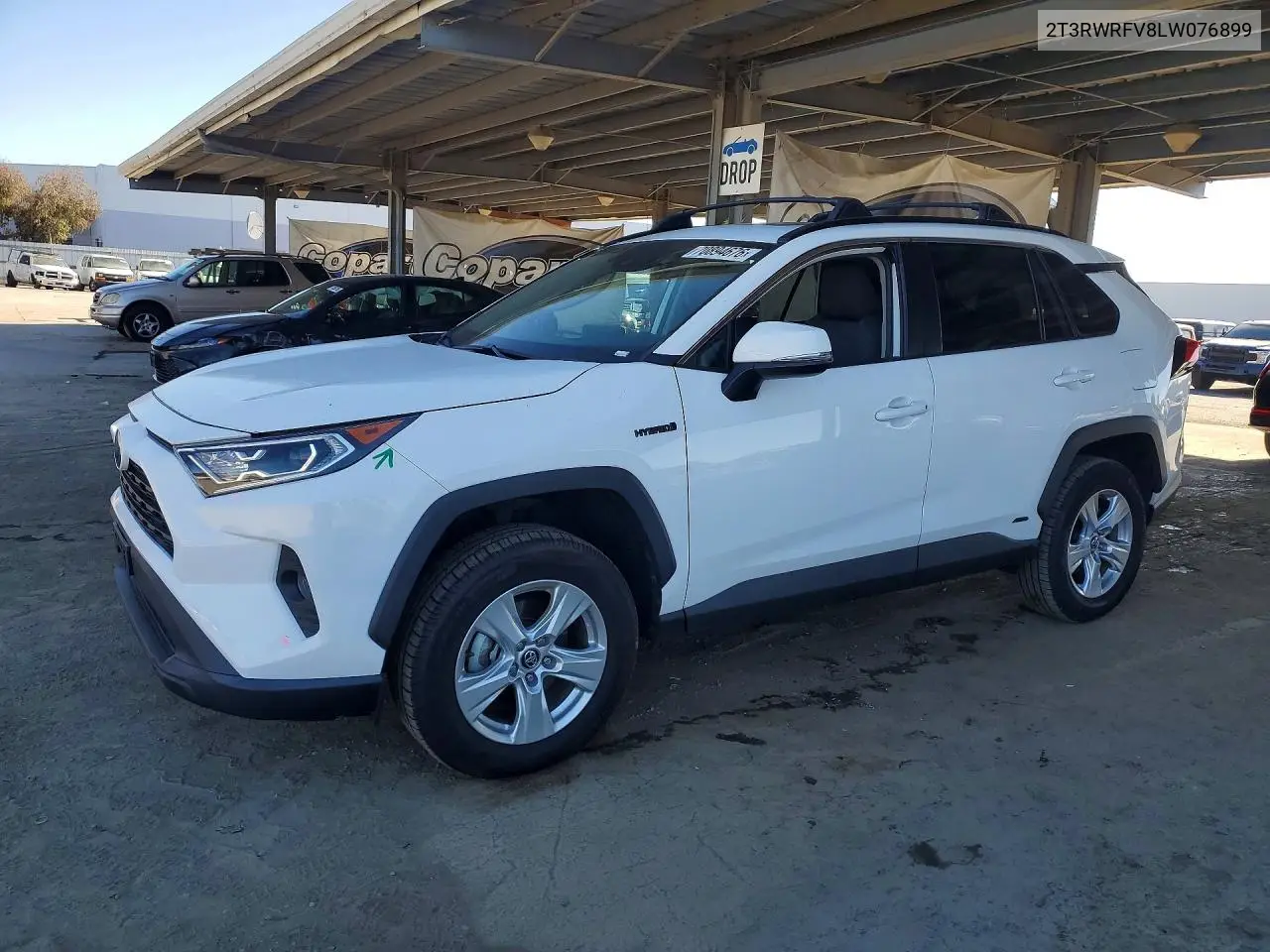TOYOTA RAV 4 2020, VIN 2T3RWRFV8LW076899
