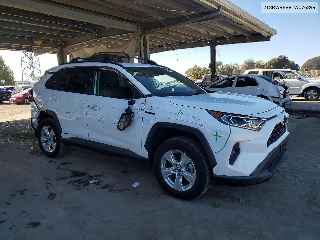 2020 TOYOTA RAV 4 VIN 2T3RWRFV8LW076899 — фото 4
