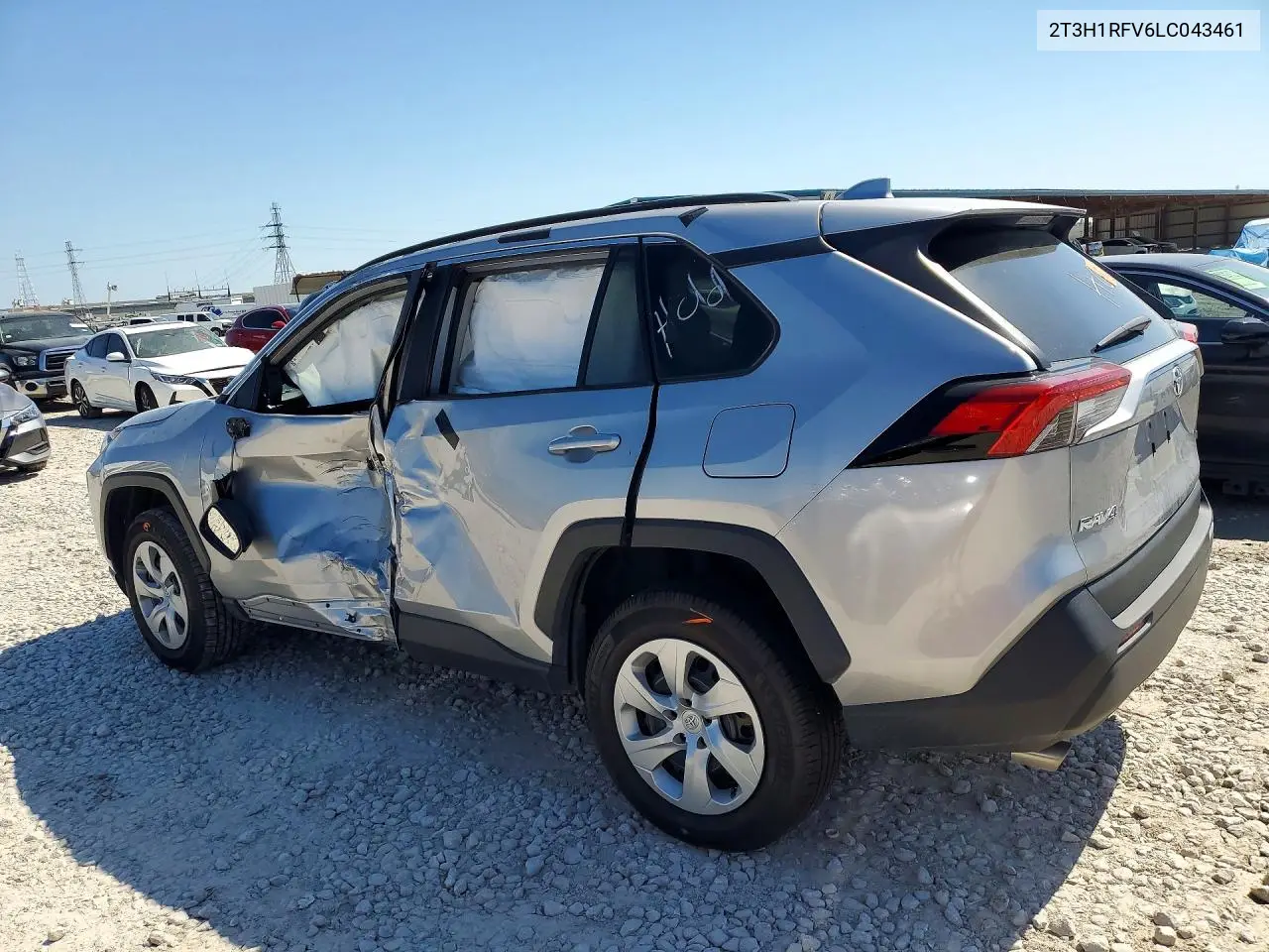 2020 TOYOTA RAV 4 VIN 2T3H1RFV6LC043461 — фото 2