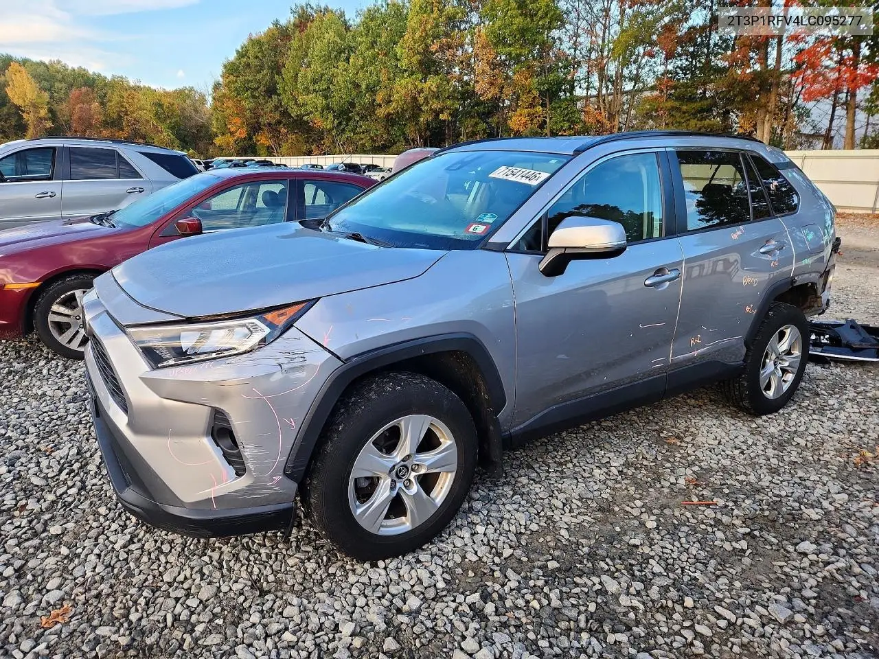 TOYOTA RAV 4 2020, VIN 2T3P1RFV4LC095277