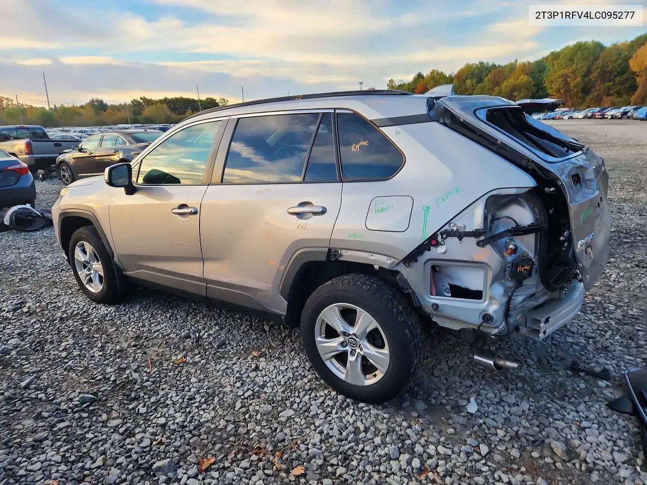 2020 TOYOTA RAV 4 VIN 2T3P1RFV4LC095277 — фото 2