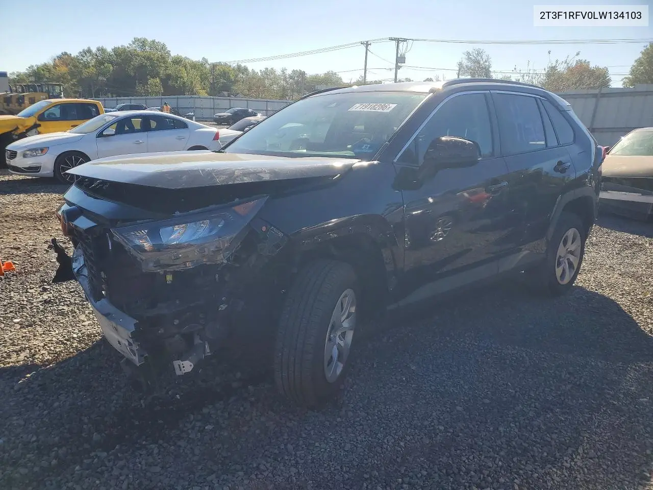 TOYOTA RAV 4 2020, VIN 2T3F1RFV0LW134103