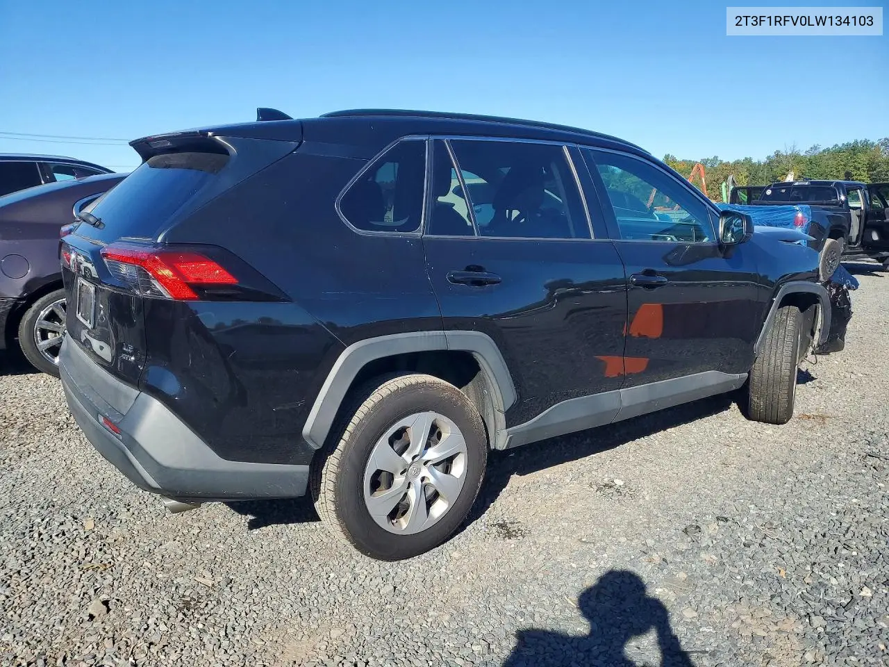 2020 TOYOTA RAV 4 VIN 2T3F1RFV0LW134103 — фото 3