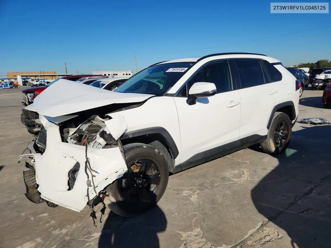 TOYOTA RAV 4 2020, VIN 2T3W1RFV1LC045125