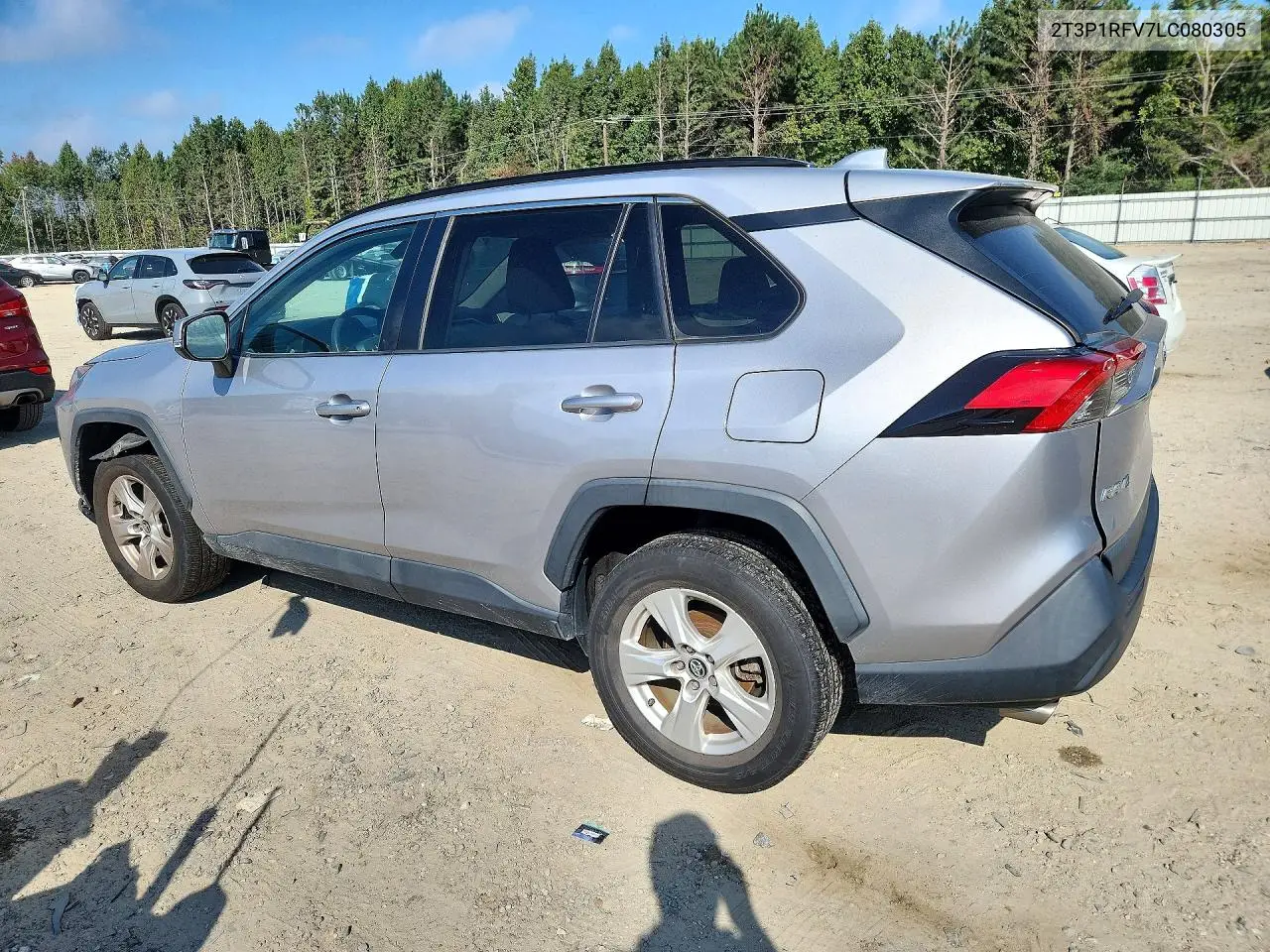 2020 TOYOTA RAV 4 VIN 2T3P1RFV7LC080305 — фото 2