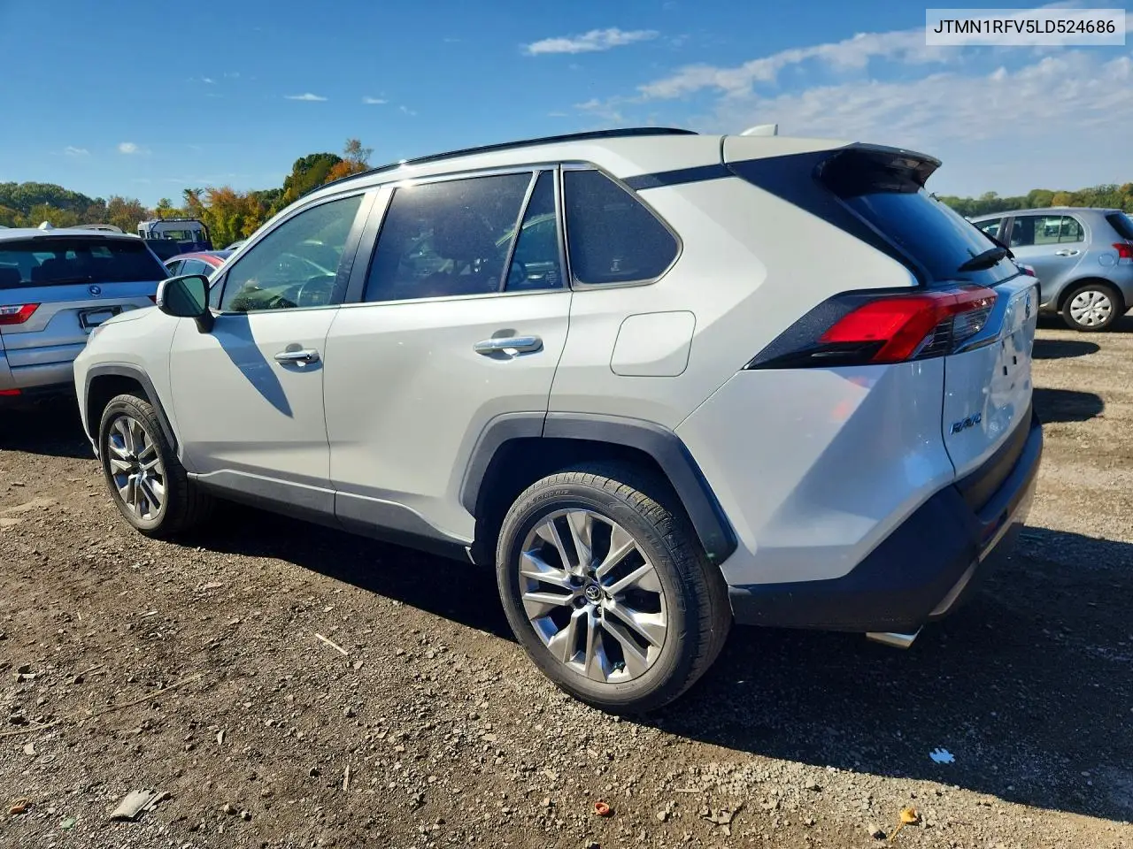 2020 TOYOTA RAV 4 VIN JTMN1RFV5LD524686 — фото 2