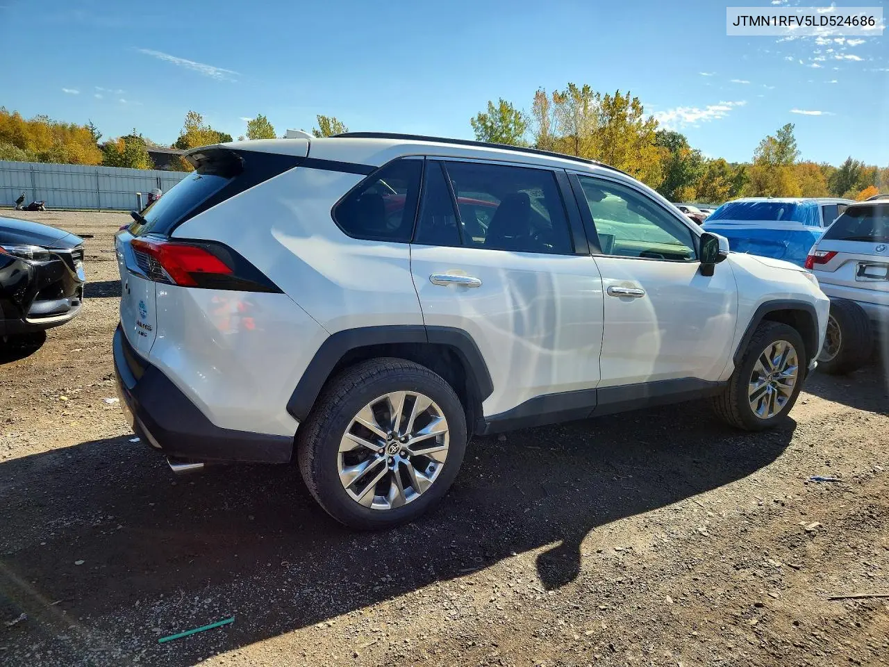 2020 TOYOTA RAV 4 VIN JTMN1RFV5LD524686 — фото 3