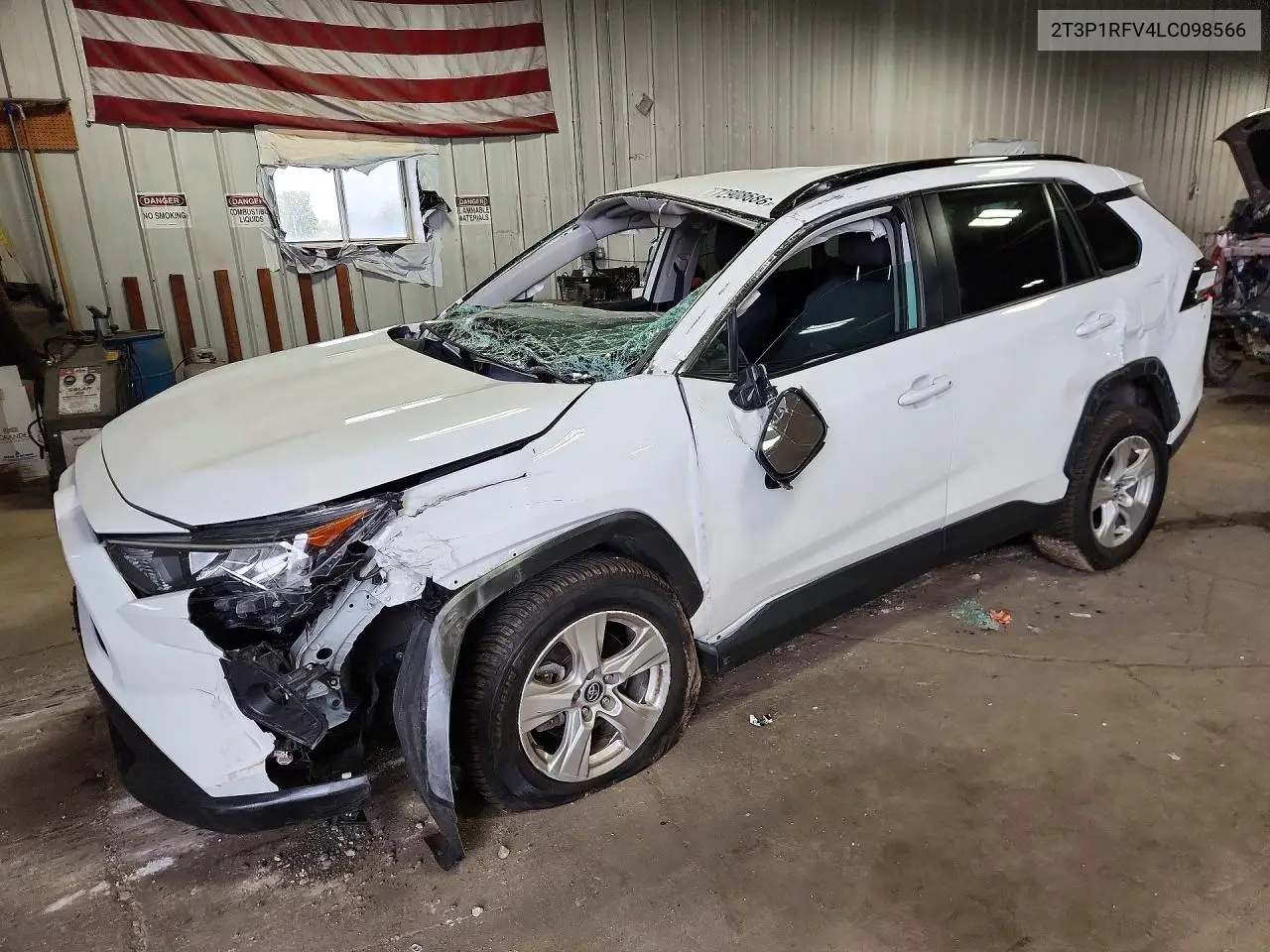 TOYOTA RAV 4 2020, VIN 2T3P1RFV4LC098566