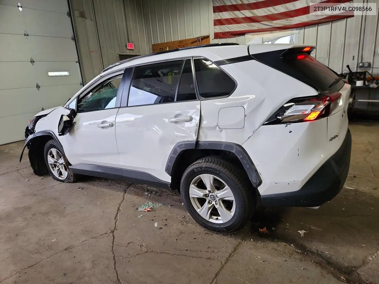 2020 TOYOTA RAV 4 VIN 2T3P1RFV4LC098566 — фото 2