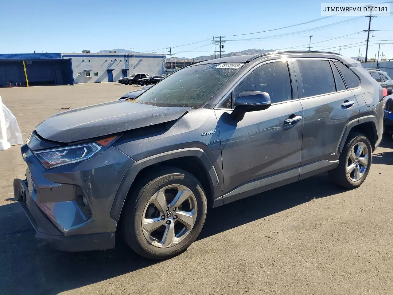 TOYOTA RAV 4 2020, VIN JTMDWRFV4LD540181