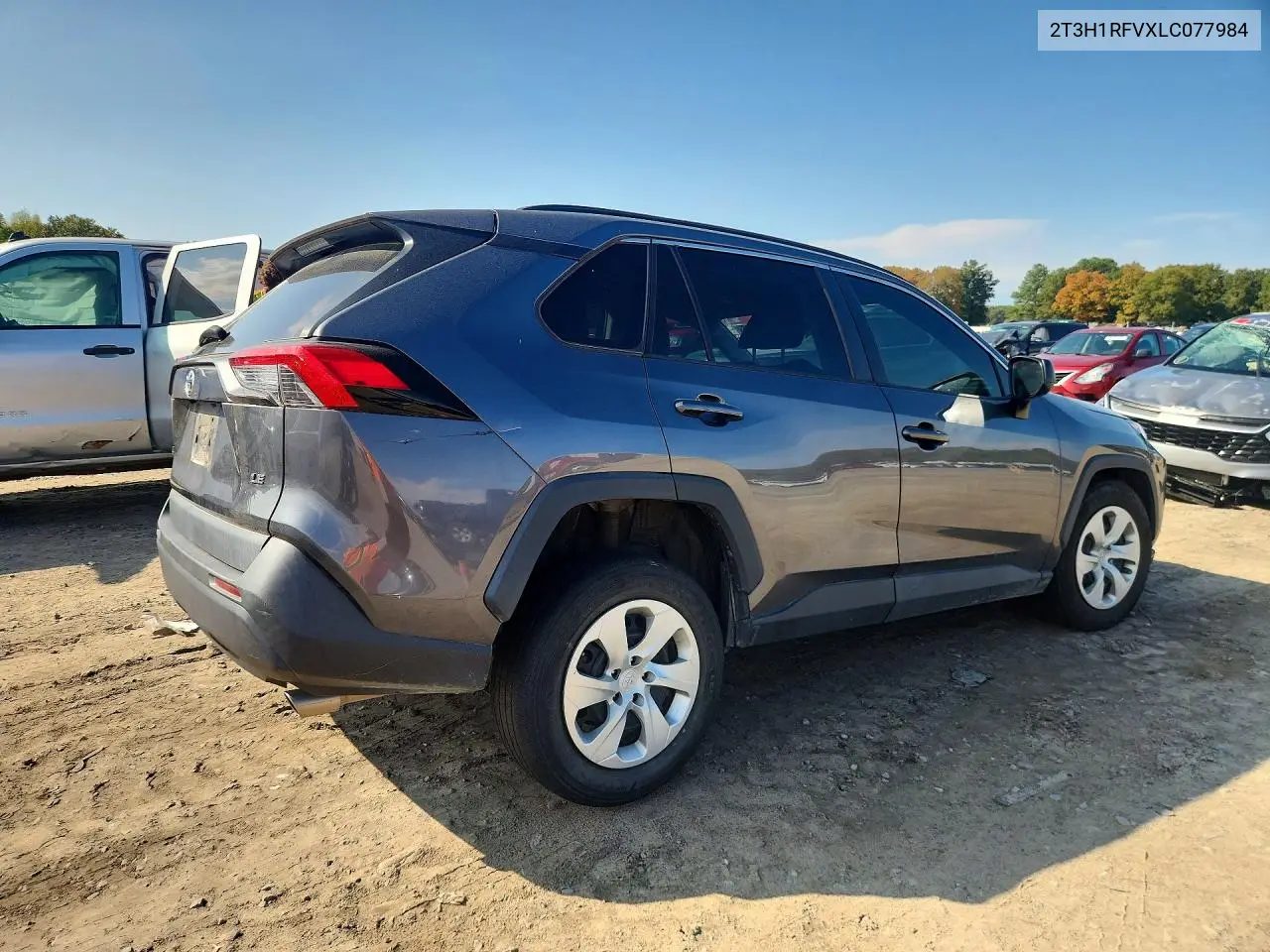 2020 TOYOTA RAV 4 VIN 2T3H1RFVXLC077984 — фото 3