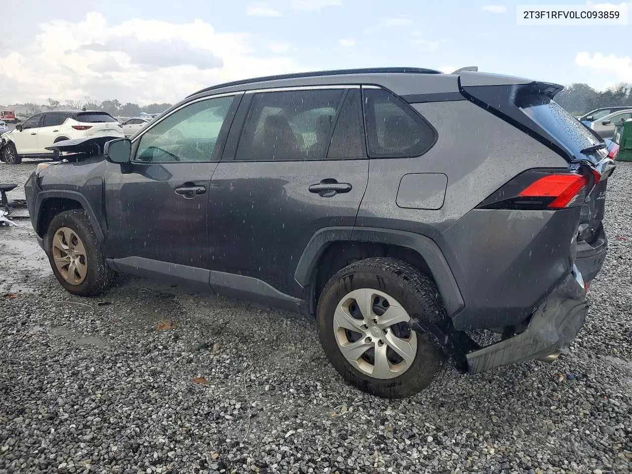 2020 TOYOTA RAV 4 VIN 2T3F1RFV0LC093859 — фото 2