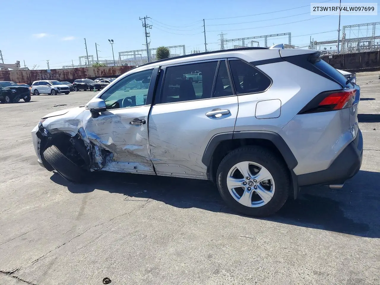 2020 TOYOTA RAV 4 VIN 2T3W1RFV4LW097699 — фото 2