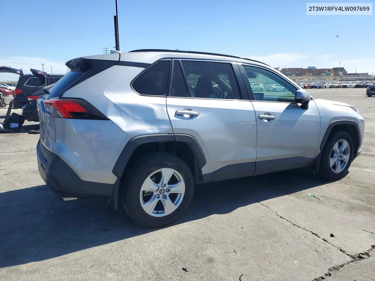 2020 TOYOTA RAV 4 VIN 2T3W1RFV4LW097699 — фото 3