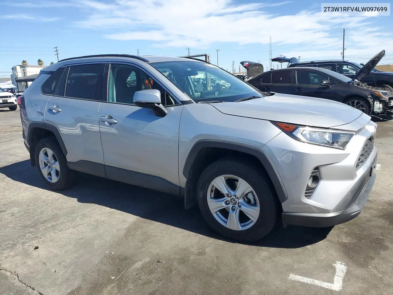 2020 TOYOTA RAV 4 VIN 2T3W1RFV4LW097699 — фото 4