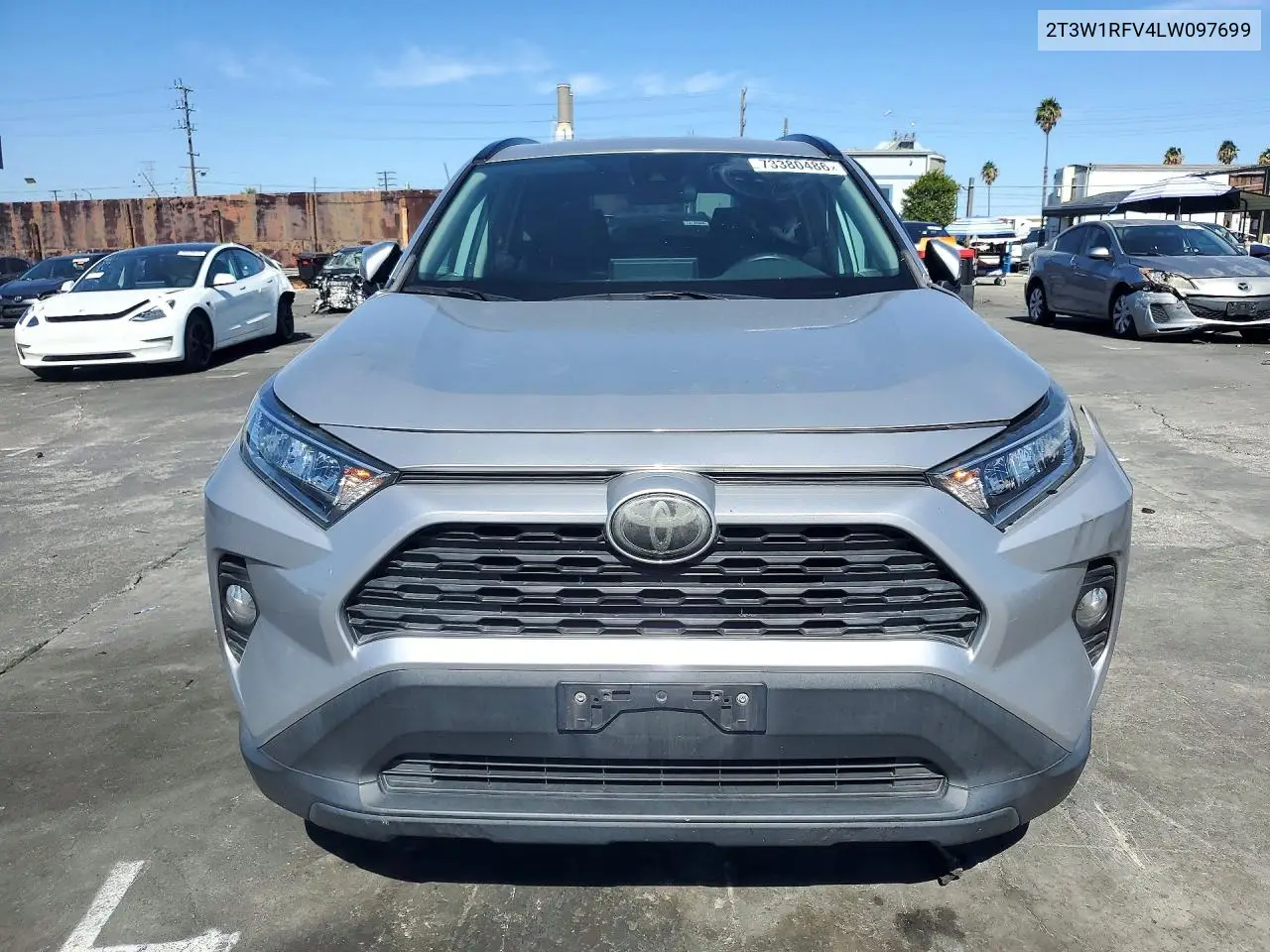 2020 TOYOTA RAV 4 VIN 2T3W1RFV4LW097699 — фото 5
