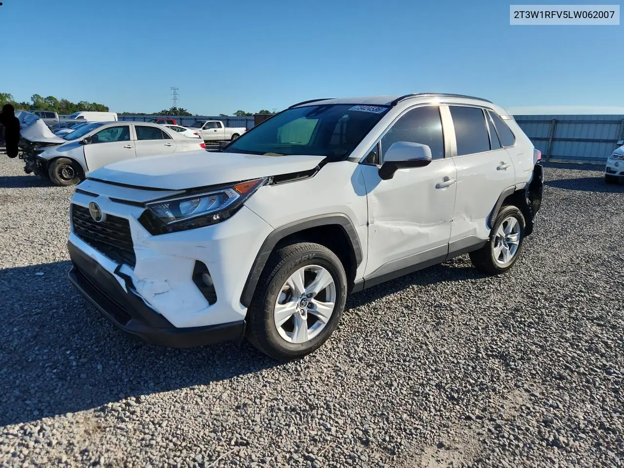 TOYOTA RAV 4 2020, VIN 2T3W1RFV5LW062007
