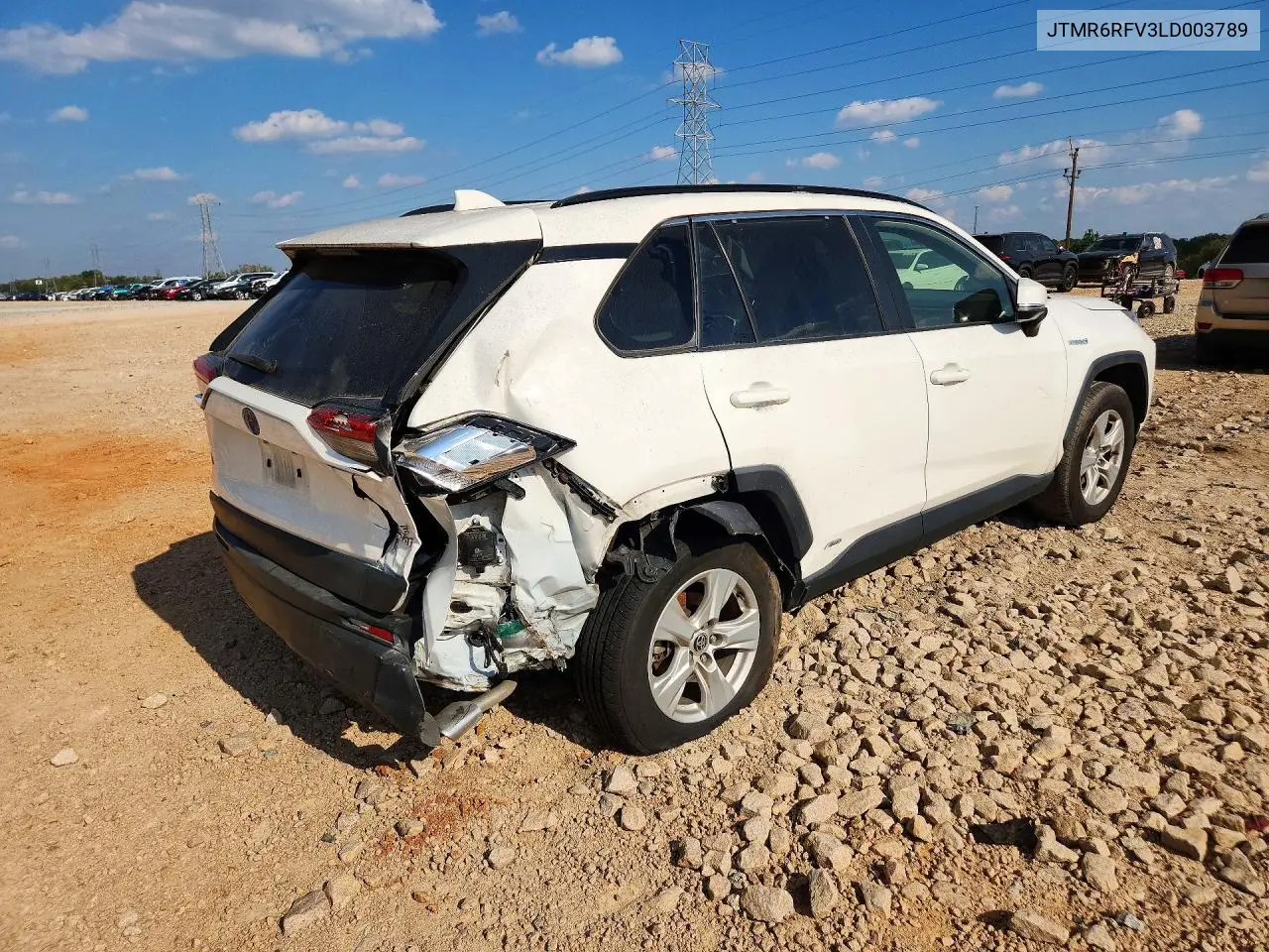 2020 TOYOTA RAV 4 VIN JTMR6RFV3LD003789 — фото 3