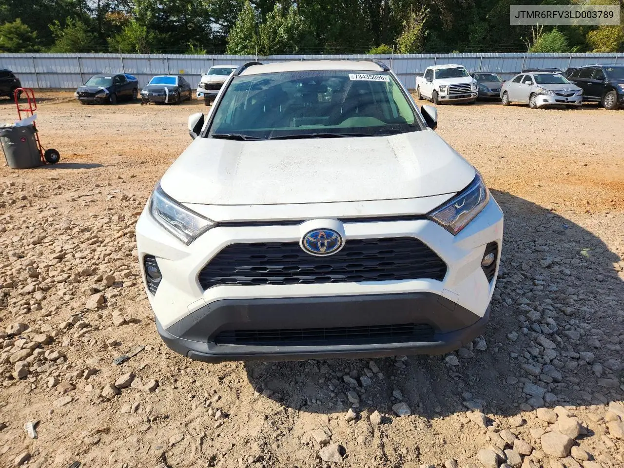 2020 TOYOTA RAV 4 VIN JTMR6RFV3LD003789 — фото 5