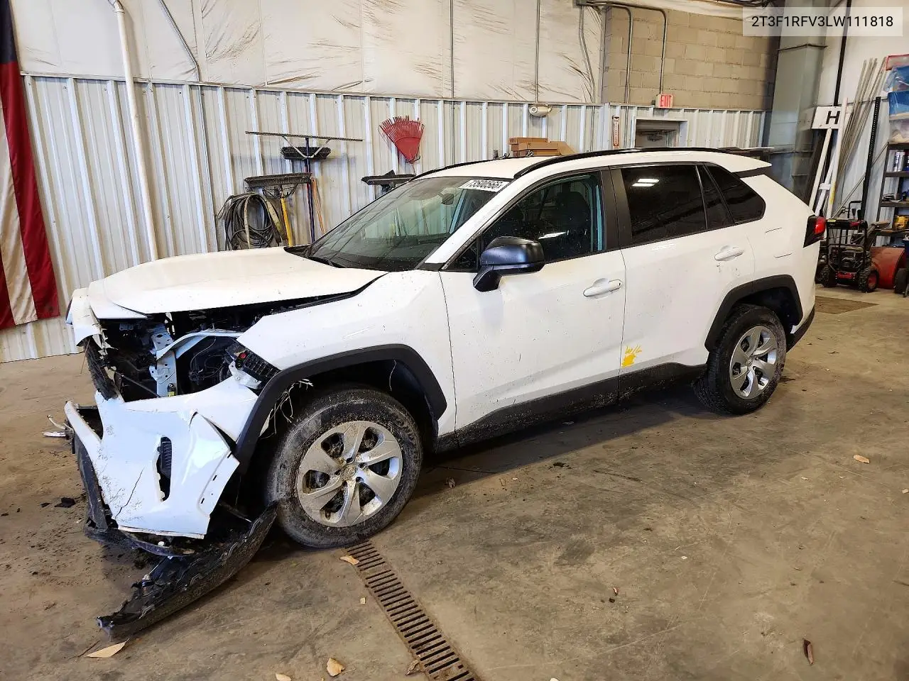 TOYOTA RAV 4 2020, VIN 2T3F1RFV3LW111818
