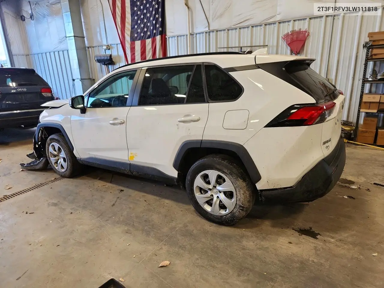 2020 TOYOTA RAV 4 VIN 2T3F1RFV3LW111818 — фото 2
