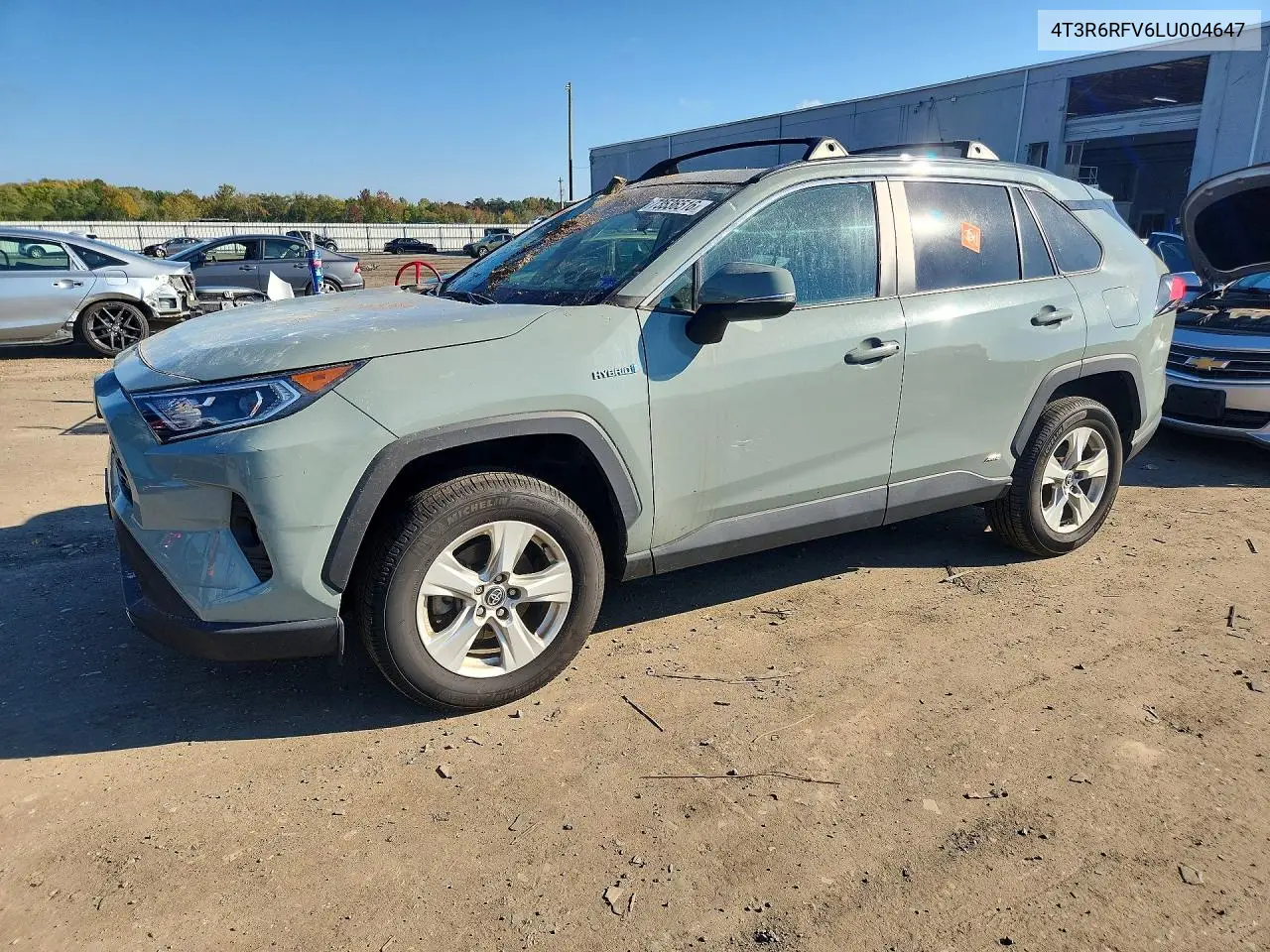 TOYOTA RAV 4 2020, VIN 4T3R6RFV6LU004647