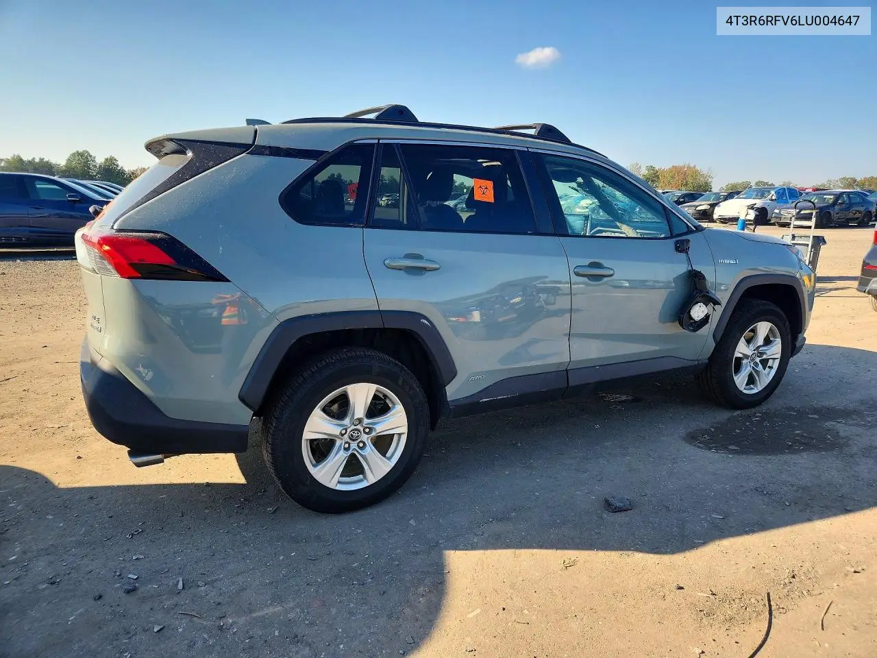 2020 TOYOTA RAV 4 VIN 4T3R6RFV6LU004647 — фото 3