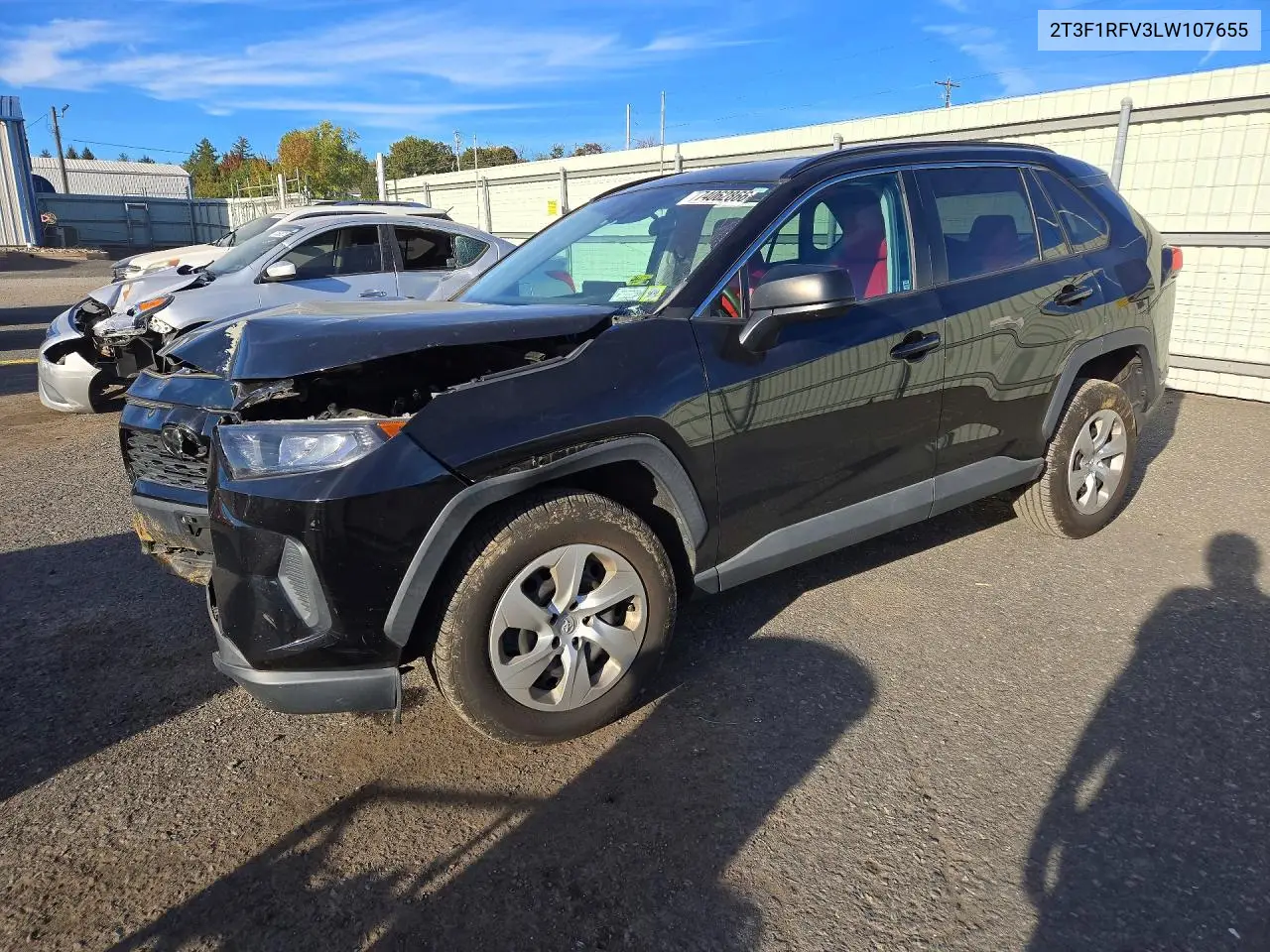 TOYOTA RAV 4 2020, VIN 2T3F1RFV3LW107655