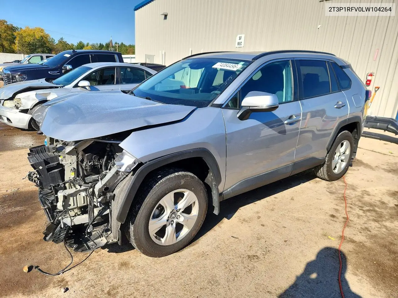 TOYOTA RAV 4 2020, VIN 2T3P1RFV0LW104264