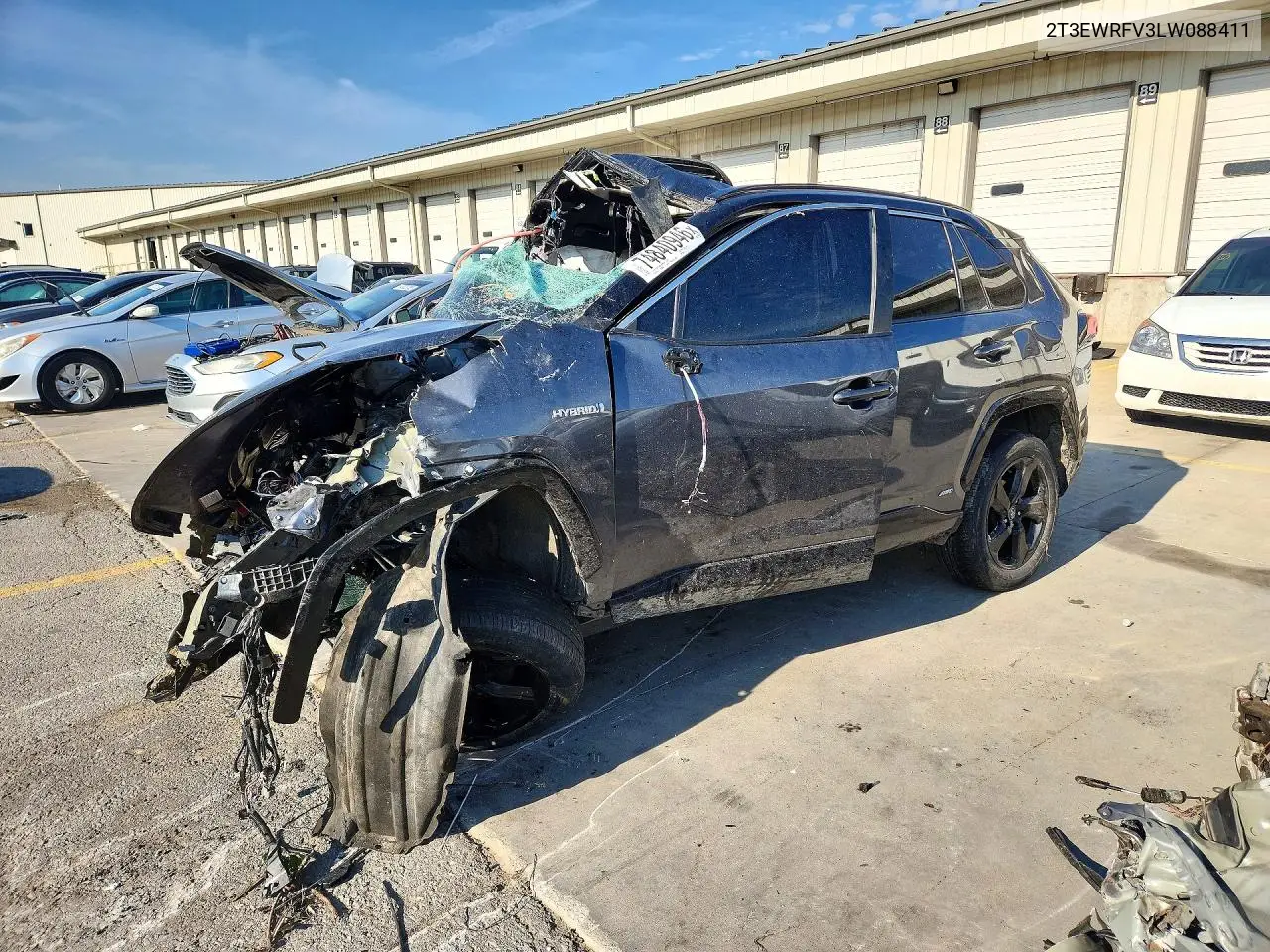 TOYOTA RAV 4 2020, VIN 2T3EWRFV3LW088411