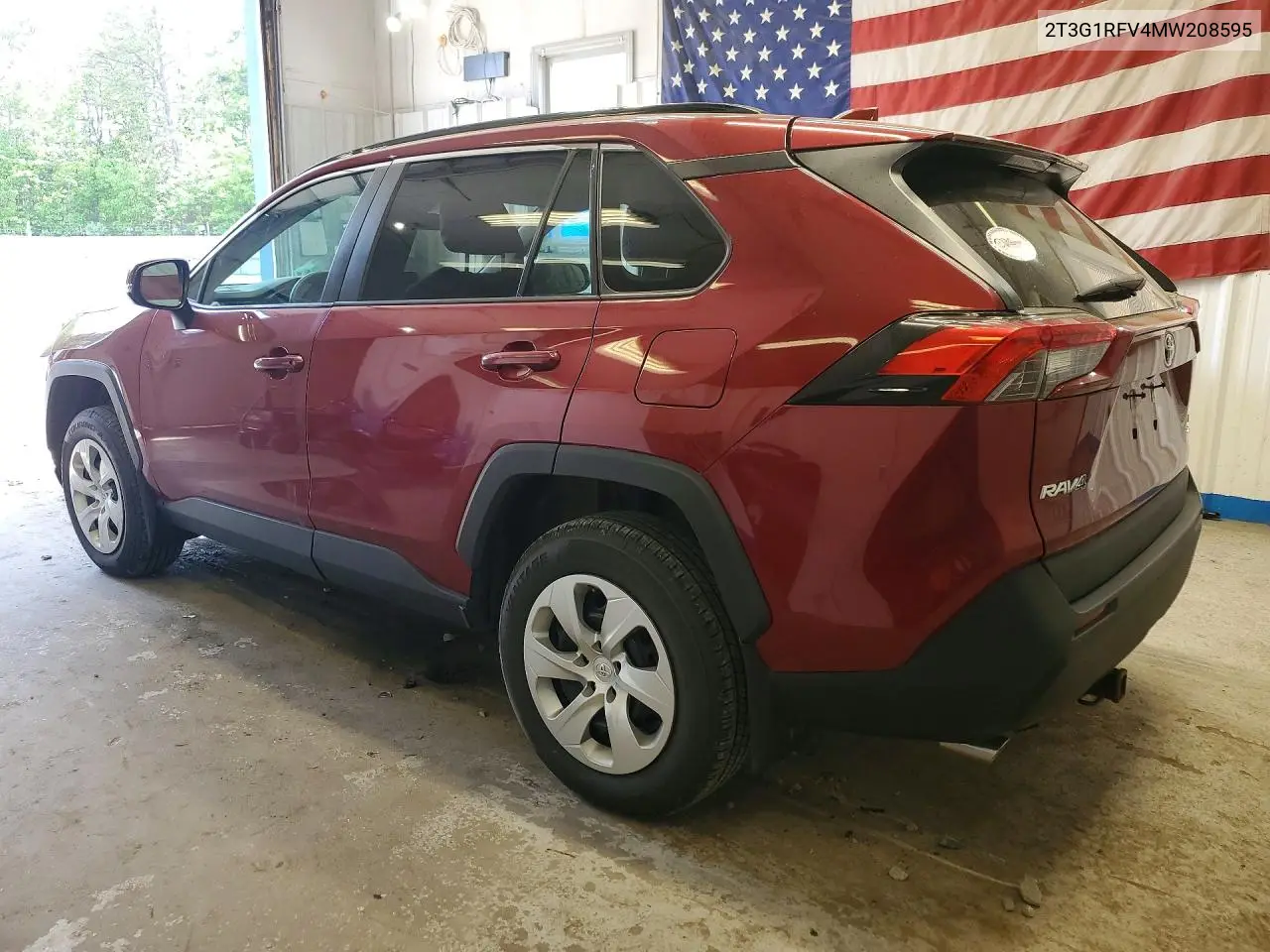 2021 TOYOTA RAV 4 VIN 2T3G1RFV4MW208595 — фото 2