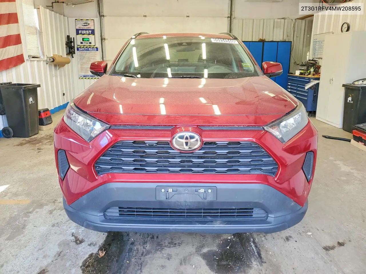 2021 TOYOTA RAV 4 VIN 2T3G1RFV4MW208595 — фото 5