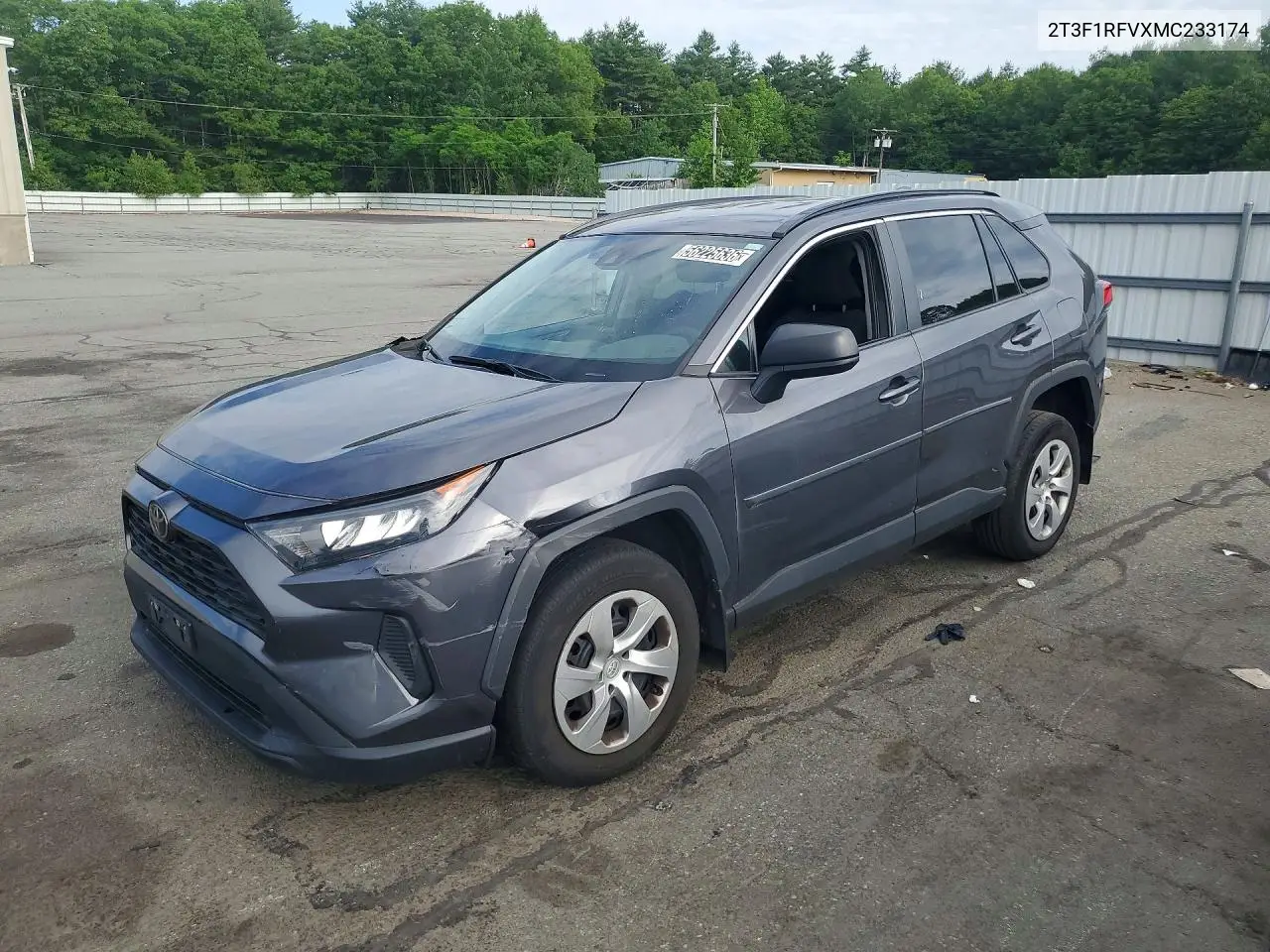 TOYOTA RAV 4 2021, VIN 2T3F1RFVXMC233174