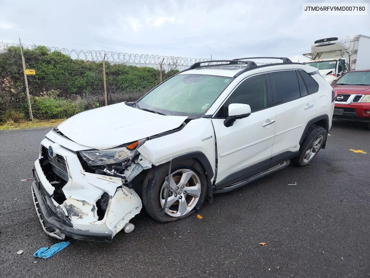 TOYOTA RAV 4 2021, VIN JTMD6RFV9MD007180
