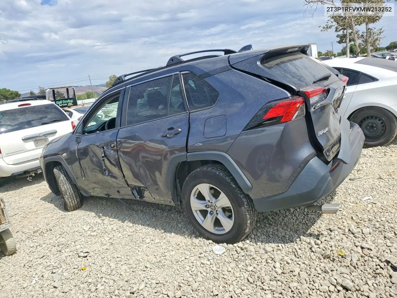 2021 TOYOTA RAV 4 VIN 2T3P1RFVXMW213252 — фото 2
