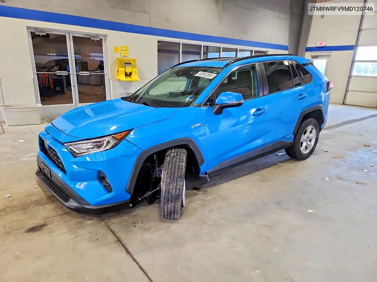 TOYOTA RAV 4 2021, VIN JTMRWRFV9MD120746