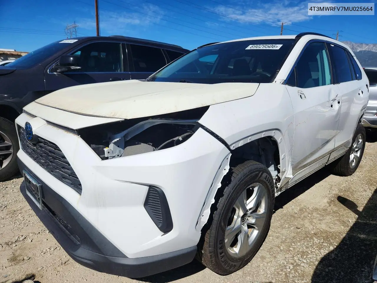 TOYOTA RAV 4 2021, VIN 4T3MWRFV7MU025664