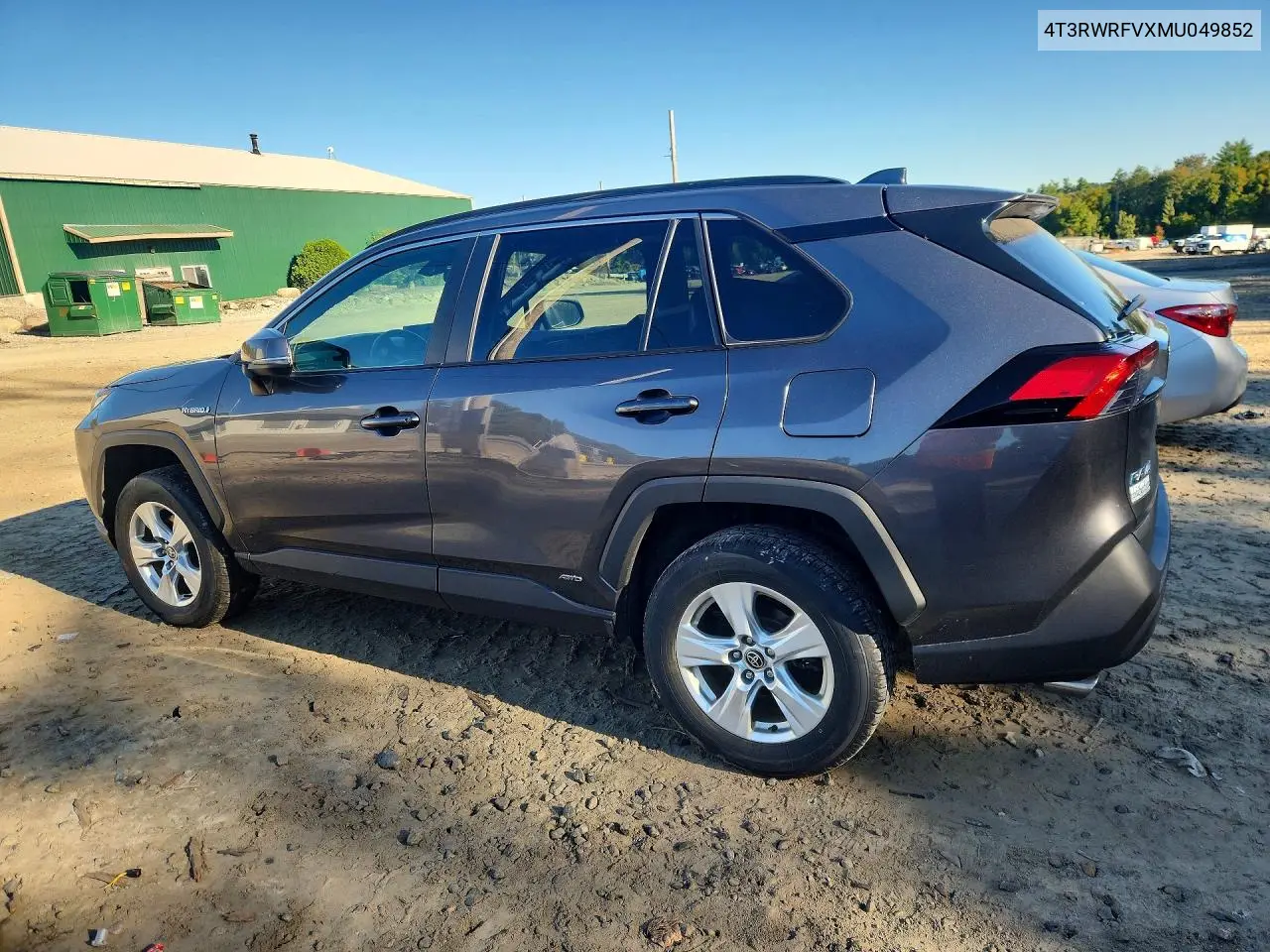 2021 TOYOTA RAV 4 VIN 4T3RWRFVXMU049852 — фото 2