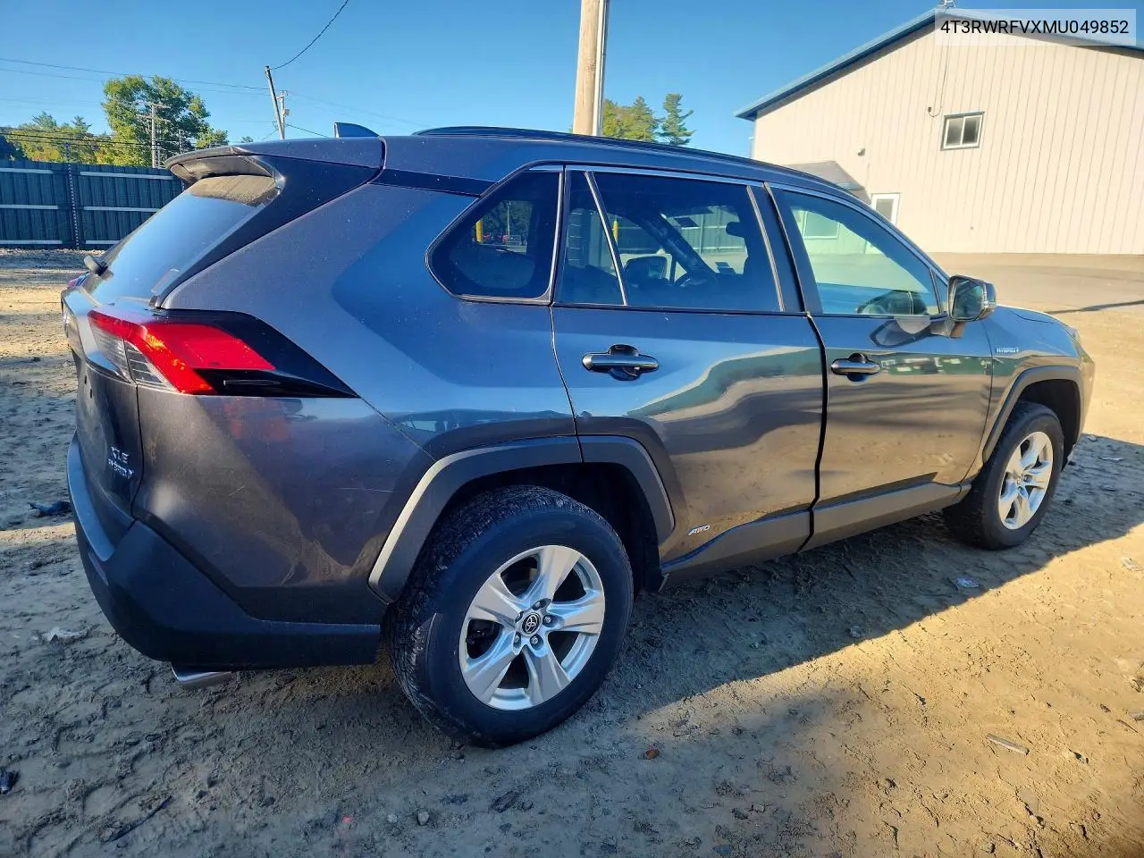 2021 TOYOTA RAV 4 VIN 4T3RWRFVXMU049852 — фото 3
